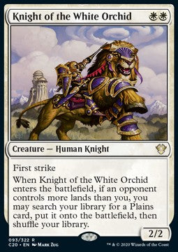 Knight of the White Orchid - Commander: Ikoria (Rare) [C20-93]
