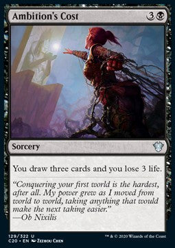 Ambition's Cost - Commander: Ikoria (Uncommon) [C20-129]