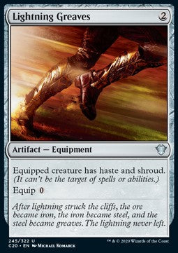 Lightning Greaves - Commander: Ikoria (Uncommon) [C20-245]