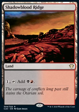 Shadowblood Ridge - Commander: Ikoria (Rare) [C20-309]