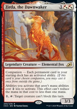 Zirda, the Dawnwaker⁣ - Ikoria: Lair of Behemoths⁣ (Rare)⁣ [233]