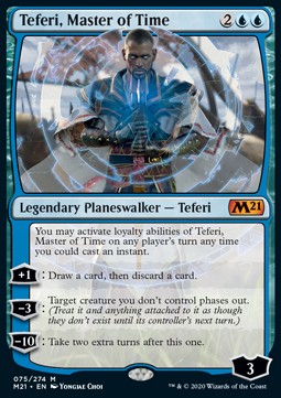 Teferi, Master of Time - Core 2021 (Mythic) [M21-75]