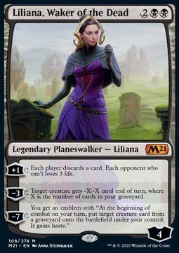 Liliana, Waker of the Dead - Core 2021 (Mythic) [M21-108]