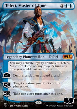 Teferi, Master of Time (V.4) - Core 2021: Extras (Mythic) [XM21-281]