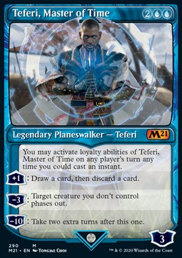 Teferi, Master of Time (V.5) - Core 2021: Extras (Mythic) [XM21-290]