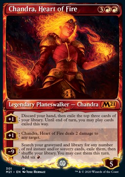 Chandra, Heart of Fire (V.2) - Core 2021: Extras (Mythic) [XM21-301]