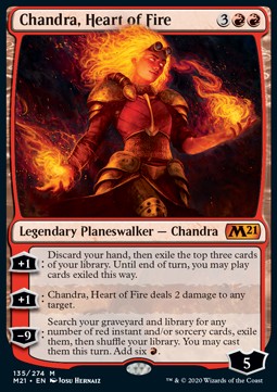 Chandra, Heart of Fire - Core 2021 (Mythic) [M21-135]