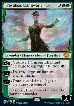 Freyalise, Llanowar's Fury - Commander Collection: Green (Mythic) [CC1-1]