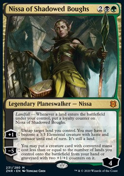 Nissa of Shadowed Boughs - Zendikar Rising (Mythic) [ZNR-231]