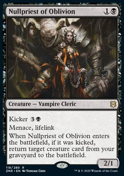 Nullpriest of Oblivion⁣ - Zendikar Rising⁣ (Rare)⁣ [118]