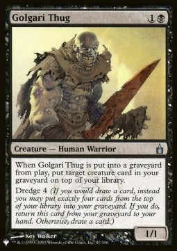 Golgari Thug - The List (Uncommon) [ZNL-87]