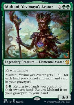 Multani, Yavimaya's Avatar - Commander: Zendikar Rising (Mythic) [ZNC-75]