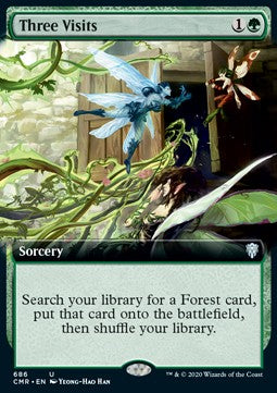 Three Visits - Commander Legends: Extras (Uncommon) [XCMR-686]
