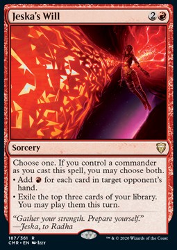 Jeska's Will⁣ - Commander Legends⁣ (Rare)⁣ [187]