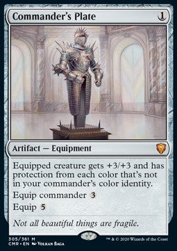 Commander's Plate