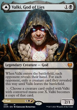Valki, God of Lies // Tibalt, Cosmic Impostor (V.1) - Kaldheim: Extras (Mythic) [XKHM-286]