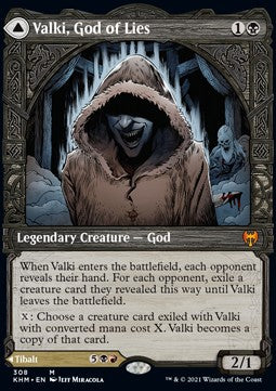 Valki, God of Lies // Tibalt, Cosmic Impostor (V.2) - Kaldheim: Extras (Mythic) [XKHM-308]
