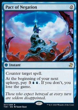 Pact of Negation⁣ - Time Spiral Remastered⁣ (Rare)⁣ [77]