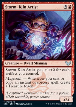 Storm-Kiln Artist - Strixhaven: School of Mages (Uncommon) [STX-115]