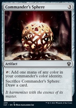 Commander's Sphere - Commander: Strixhaven (Common) [C21-239]