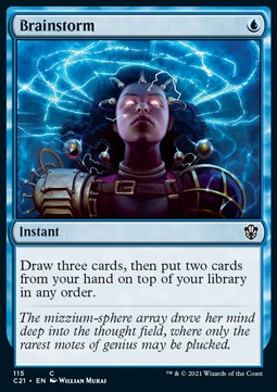 Brainstorm - Commander: Strixhaven (Common) [C21-115]