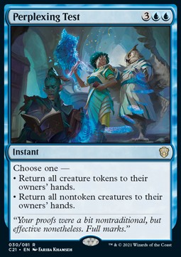 Perplexing Test - Commander: Strixhaven (Rare) [C21-30]