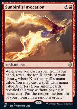 Sunbird's Invocation - Commander: Strixhaven (Rare) [C21-180]