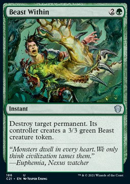 Beast Within - Commander: Strixhaven (Uncommon) [C21-186]