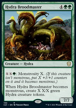 Hydra Broodmaster - Commander: Strixhaven (Rare) [C21-194]