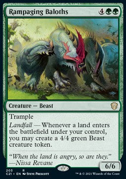 Rampaging Baloths - Commander: Strixhaven (Rare) [C21-203]