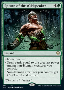 Return of the Wildspeaker - Commander: Strixhaven (Rare) [C21-205]