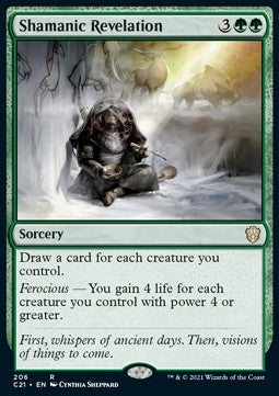 Shamanic Revelation - Commander: Strixhaven (Rare) [C21-206]