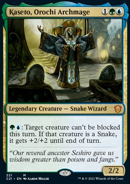 Kaseto, Orochi Archmage - Commander: Strixhaven (Mythic) [C21-221]