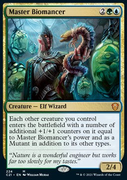 Master Biomancer - Commander: Strixhaven (Mythic) [C21-224]