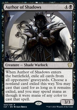 Author of Shadows - Commander: Strixhaven (Rare) [C21-35]