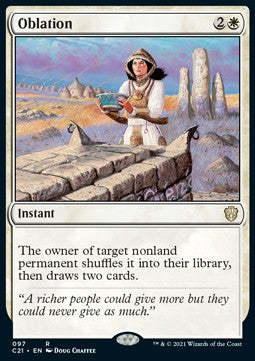 Oblation - Commander: Strixhaven (Rare) [C21-97]