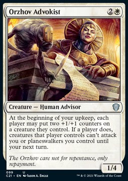 Orzhov Advokist - Commander: Strixhaven (Uncommon) [C21-99]