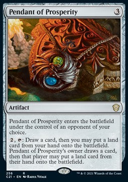 Pendant of Prosperity - Commander: Strixhaven (Rare) [C21-256]
