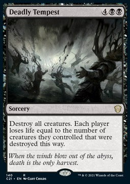Deadly Tempest - Commander: Strixhaven (Rare) [C21-140]