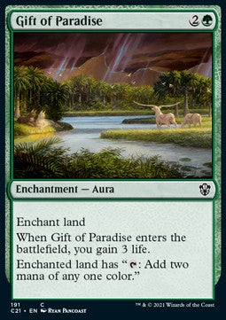 Gift of Paradise⁣ - Commander: Strixhaven⁣ (Common)⁣ [191]