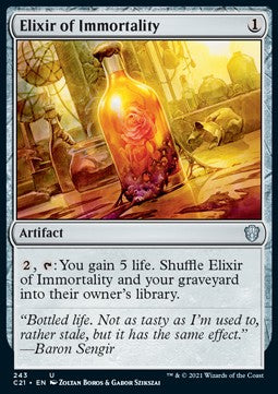 Elixir of Immortality - Commander: Strixhaven (Uncommon) [C21-243]