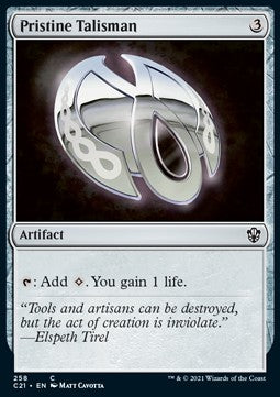 Pristine Talisman - Commander: Strixhaven (Common) [C21-258]