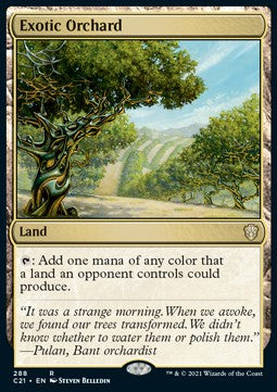 Exotic Orchard - Commander: Strixhaven (Rare) [C21-288]