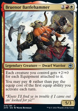Bruenor Battlehammer - Adventures in the Forgotten Realms (Uncommon) [AFR-219]