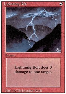 Lightning Bolt⁣ - Revised⁣ (Common)