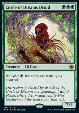Circle of Dreams Druid - Adventures in the Forgotten Realms (Rare) [AFR-176]