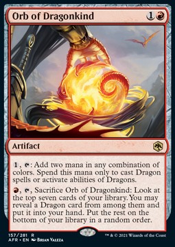 Orb of Dragonkind - Adventures in the Forgotten Realms (Rare) [AFR-157]