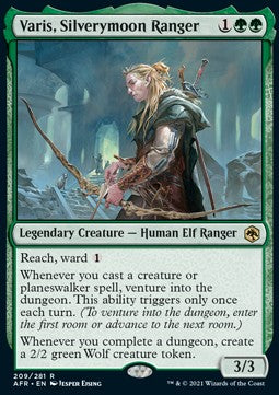 Varis, Silverymoon Ranger - Adventures in the Forgotten Realms (Rare) [AFR-209]
