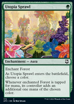 Utopia Sprawl - Commander: Adventures in the Forgotten Realms (Common) [AFC-172]