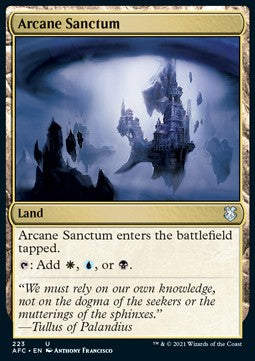 Arcane Sanctum - Commander: Adventures in the Forgotten Realms (Uncommon) [AFC-223]